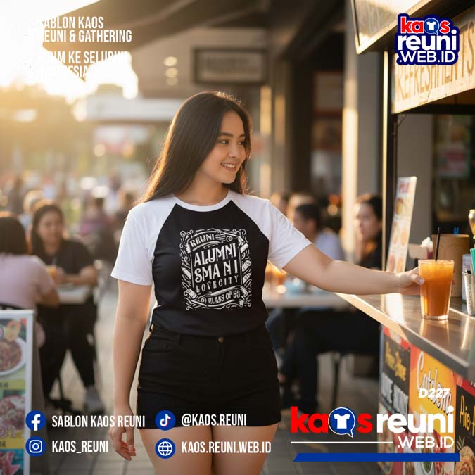 Desain Kaos Reuni 95 Hitam Putih (17)