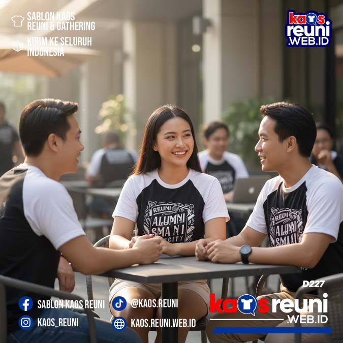 Desain Kaos Reuni 95 Hitam Putih (18)