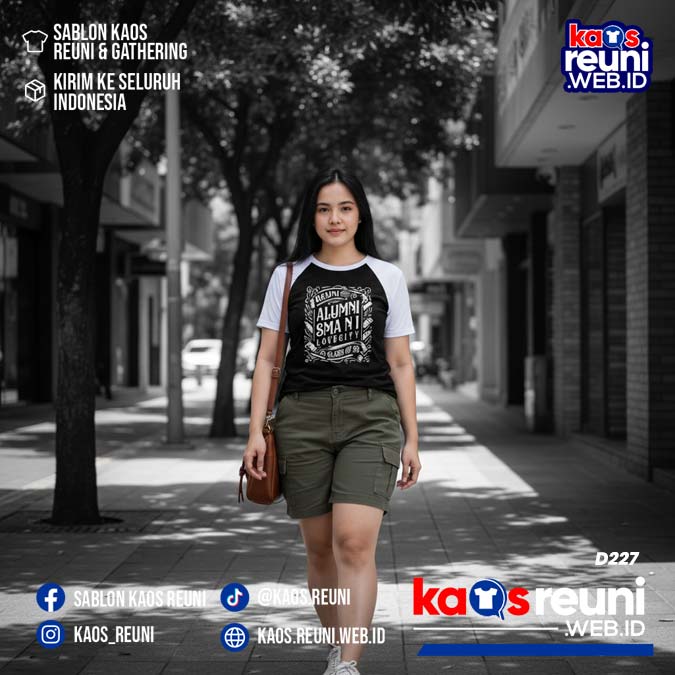 Desain Kaos Reuni 95 Hitam Putih (9)