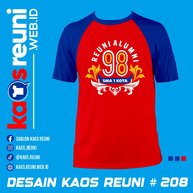 Desain Kaos Reuni 98 Benhur Merah (1)
