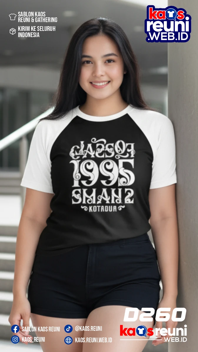 Desain Kaos Reuni Class Of 1995 (2)