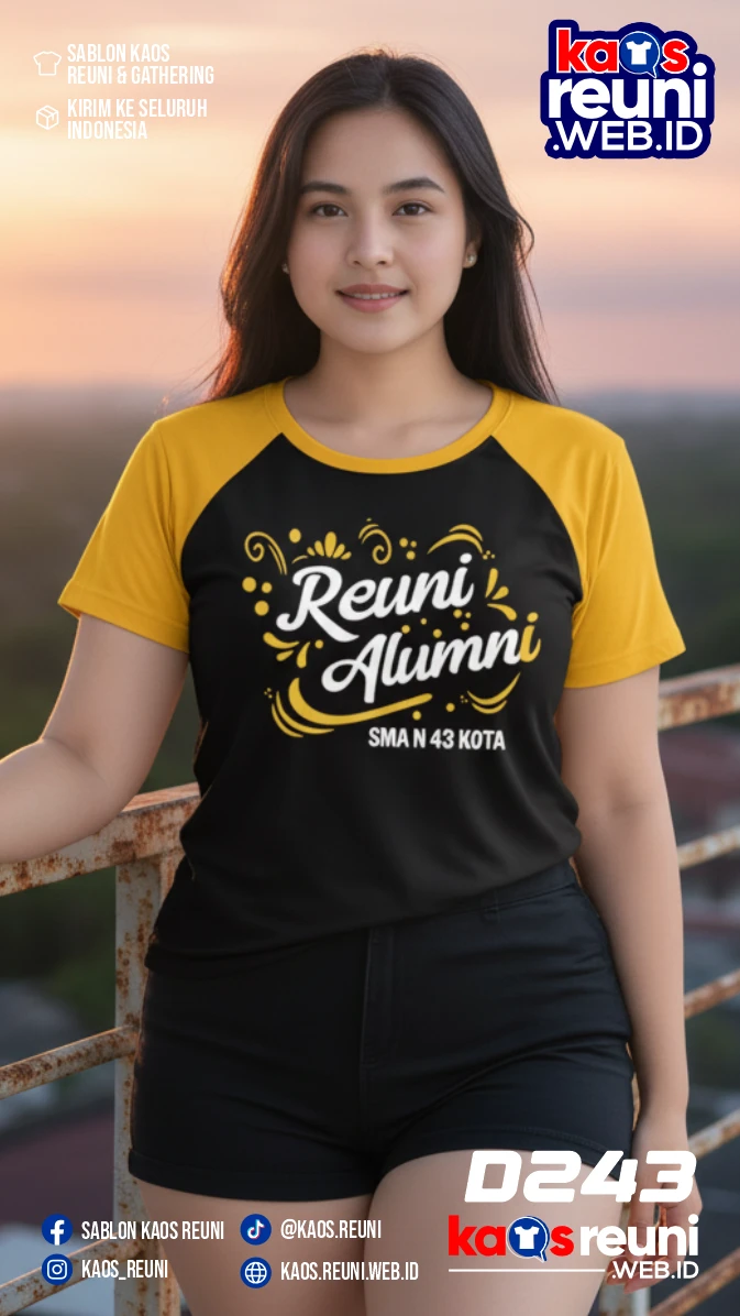 Codesign : 243 | Desain Kaos Reuni SMA 43
