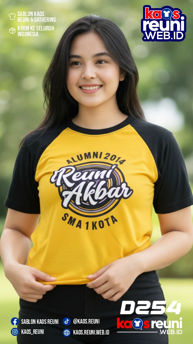 Codesign : 254 | Desain Kaos Reuni SMA Hitam Kenari